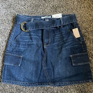NWT Jean mini skirt